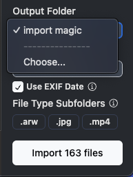 Project folder organization